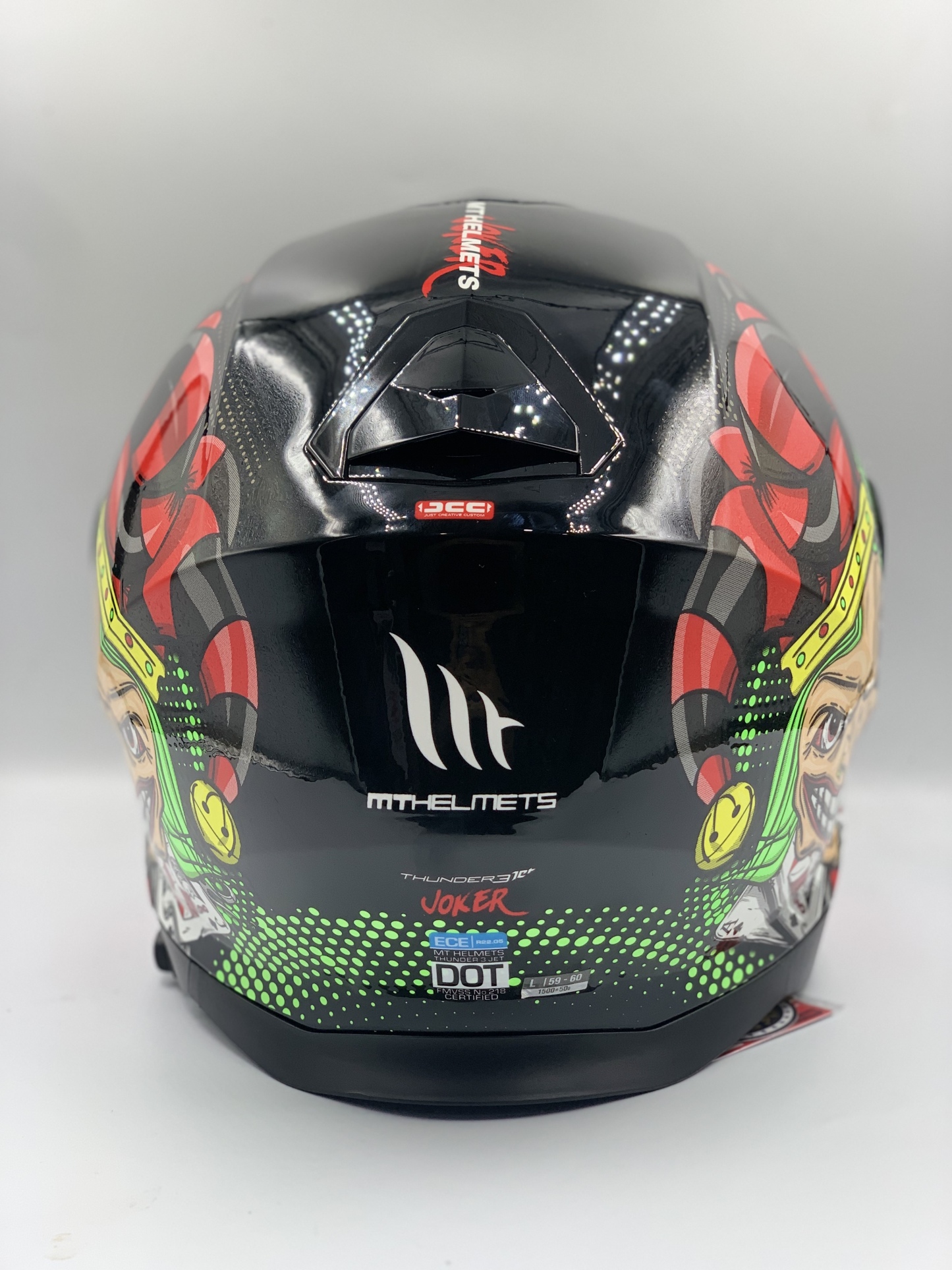 MT Helmet Thunder 3 SV Jet Joker A1 Gloss Black (ECE CERTIFIED)
